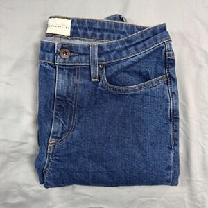 SIMON MILLER Jeans Women's 27 Blue Denim Straight Leg Hemmed Classic Everyday